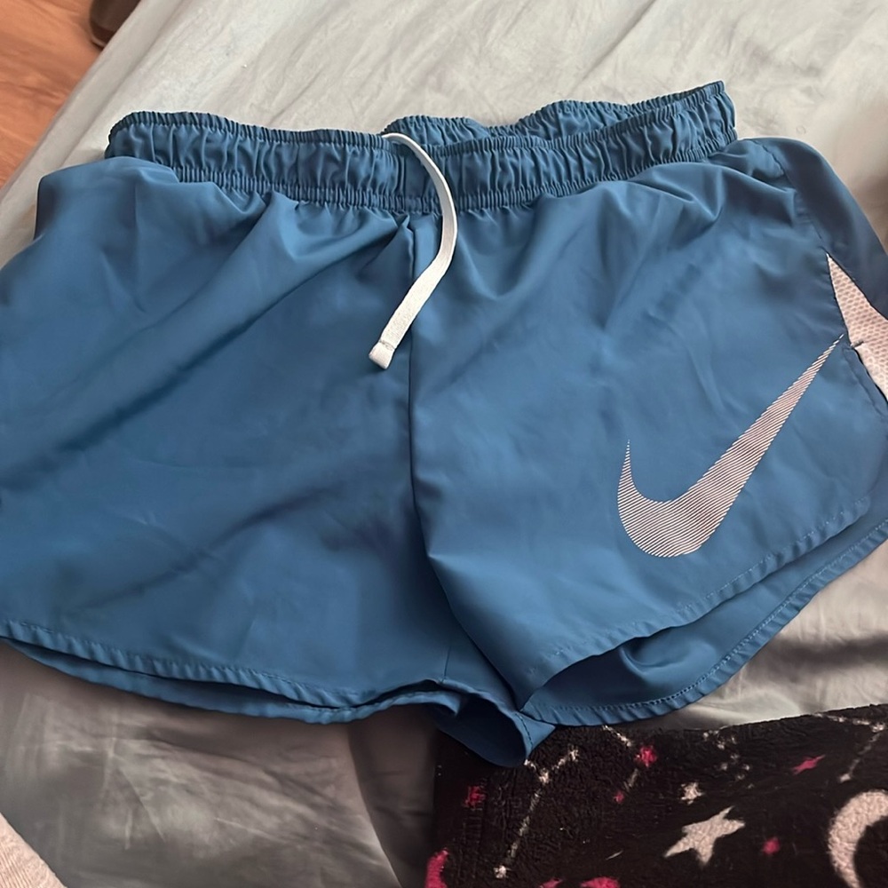 Teal nike shorts